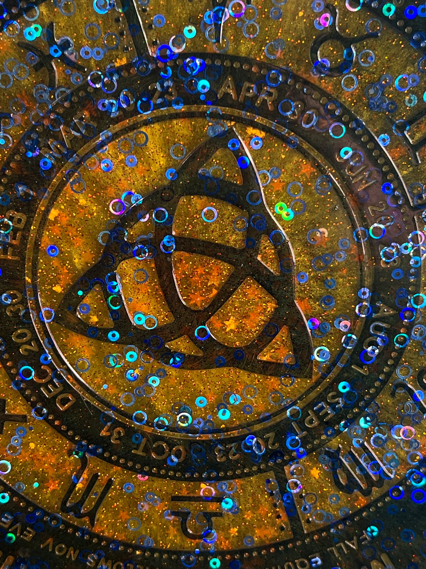 ✨ Solar Ember Wheel of the Year Altar Tray ✨