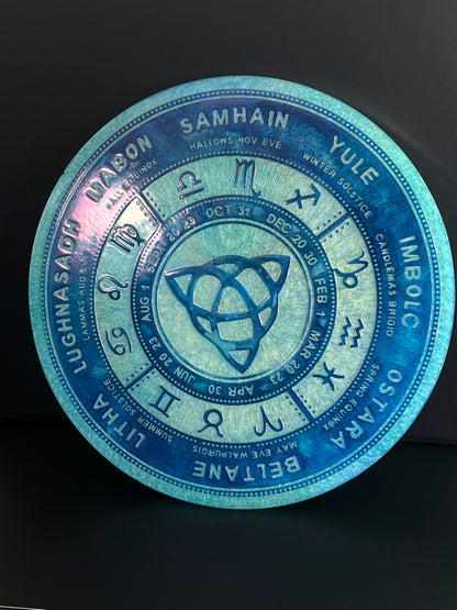 ✨ Oceanic Solstice Wheel of the Year Altar Tray ✨