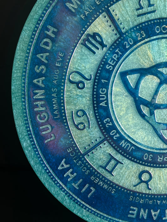 ✨ Oceanic Solstice Wheel of the Year Altar Tray ✨