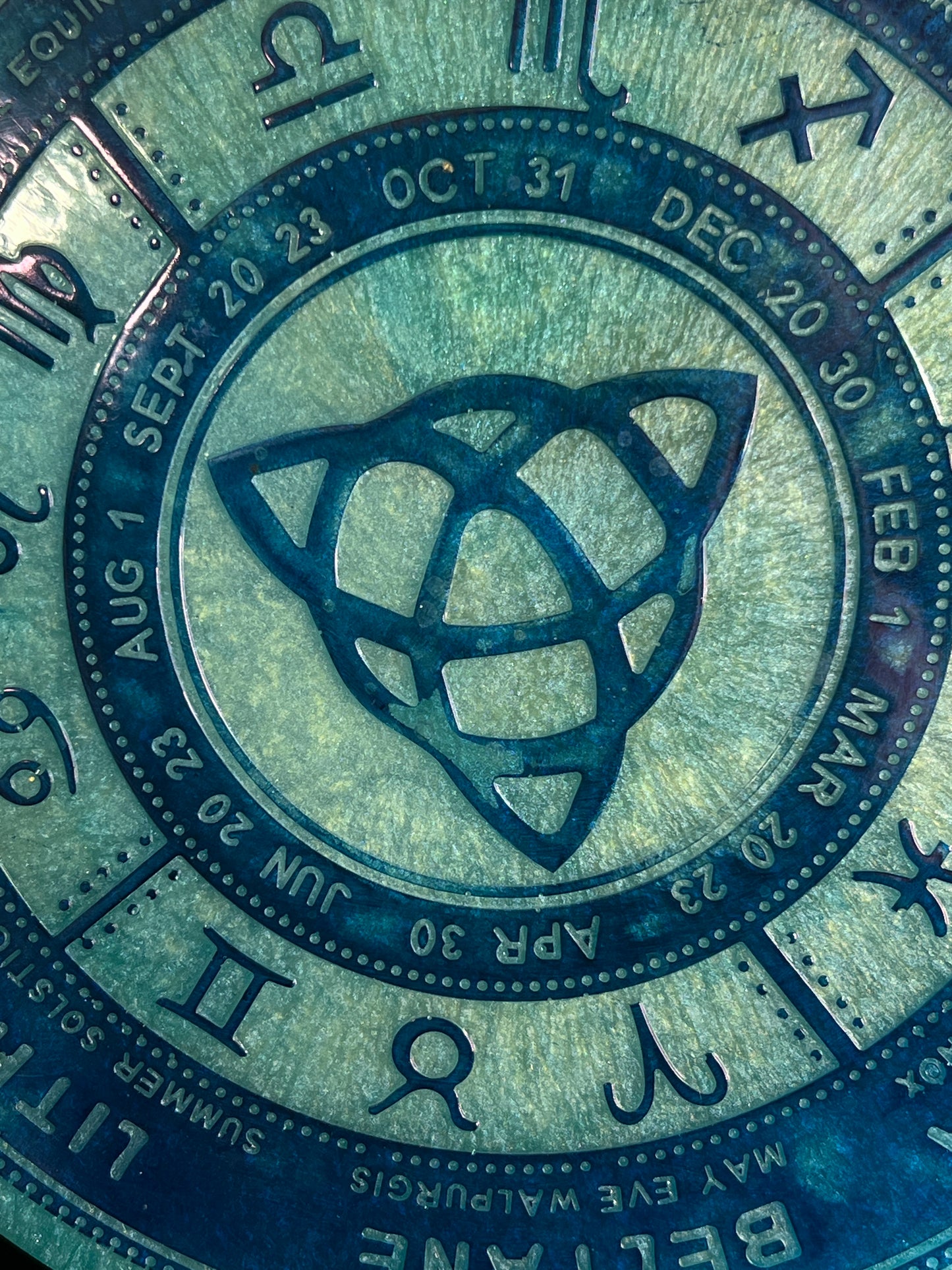 ✨ Oceanic Solstice Wheel of the Year Altar Tray ✨