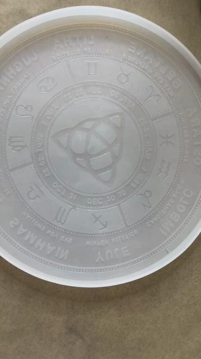 ✨ Celestial Veil Wheel of the Year Altar Tray ✨