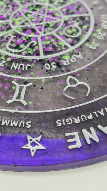 ✨ Midnight Oracle Wheel of the Year Altar Tray ✨