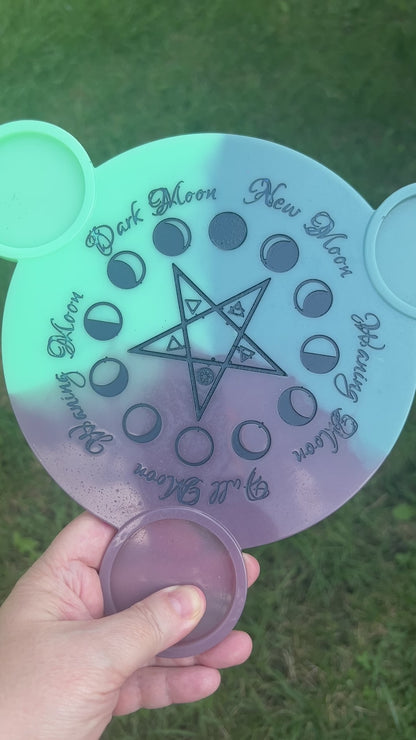 Phases of the Moon Candle Tray