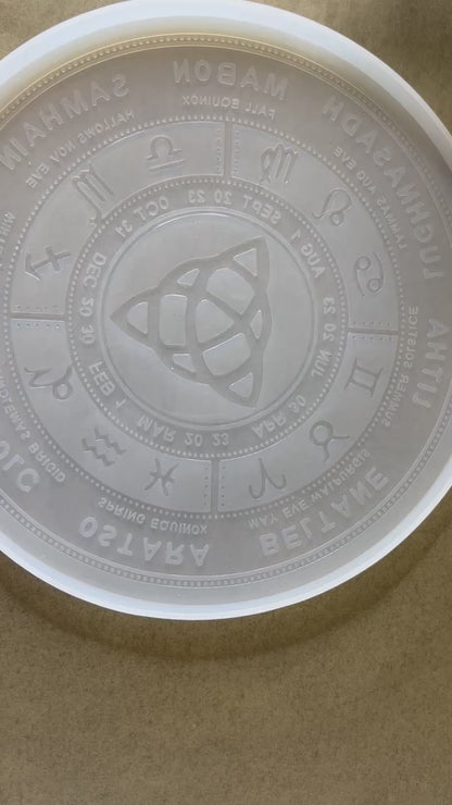 ✨ Solar Ember Wheel of the Year Altar Tray ✨