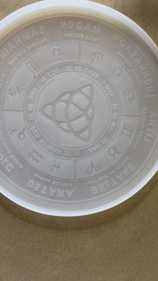 ✨ Solar Ember Wheel of the Year Altar Tray ✨